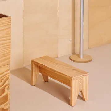 Manolito Long Hocker - Natural, 60 cm - HAY