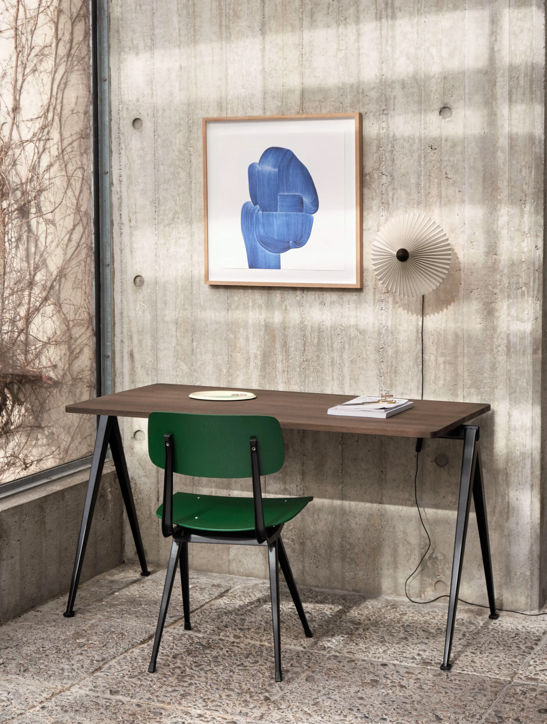 Matin flush mount Deckenleuchte Ø38cm, White shade HAY