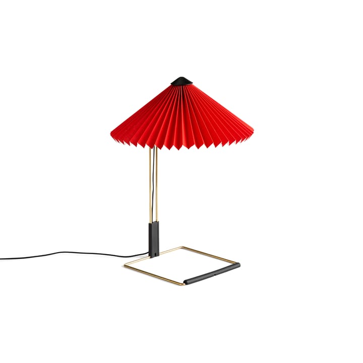 Matin table Tischleuchte Ø30cm - Bright red shade - HAY