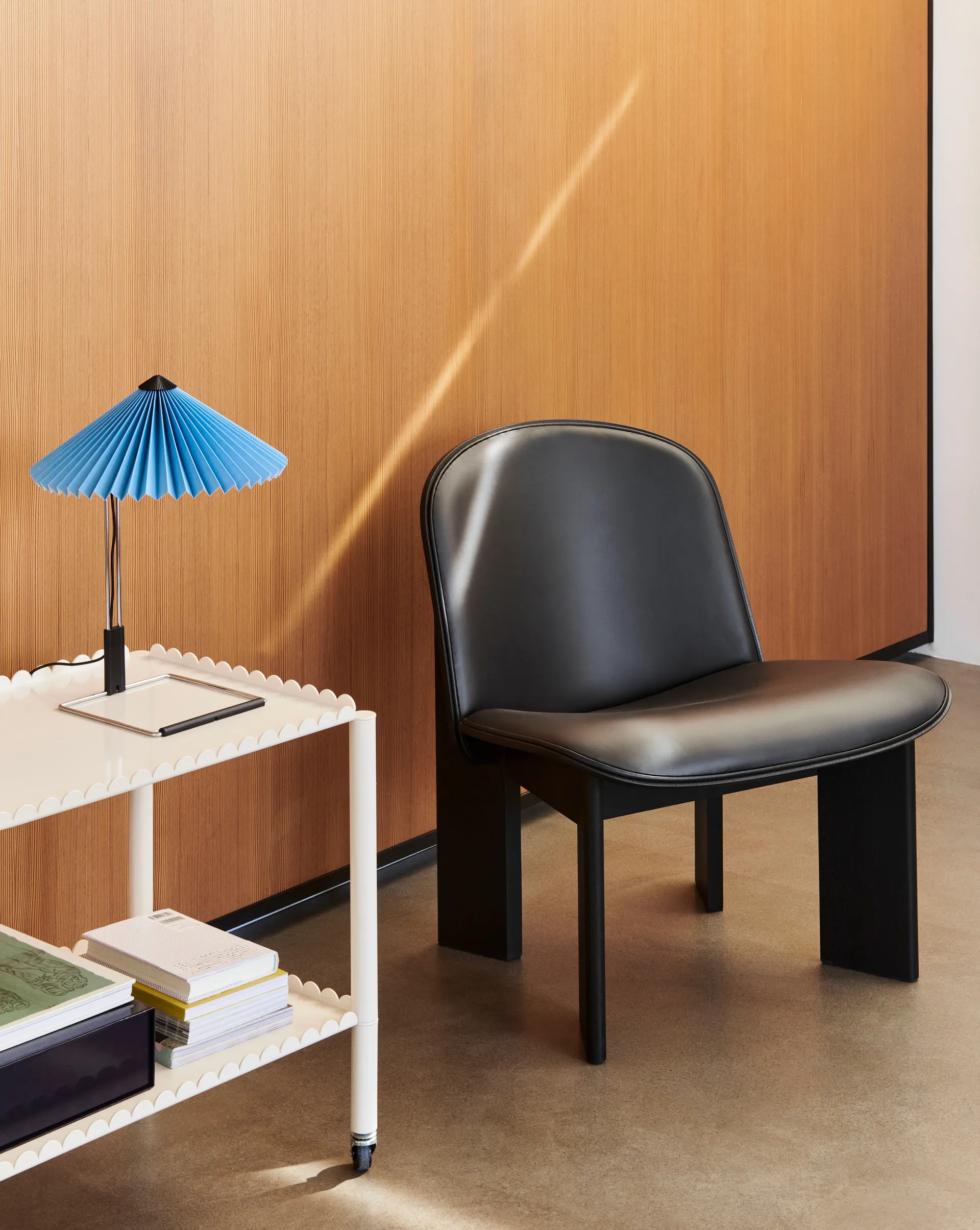 Matin table Tischleuchte Ø30cm, Placid blue-steel HAY