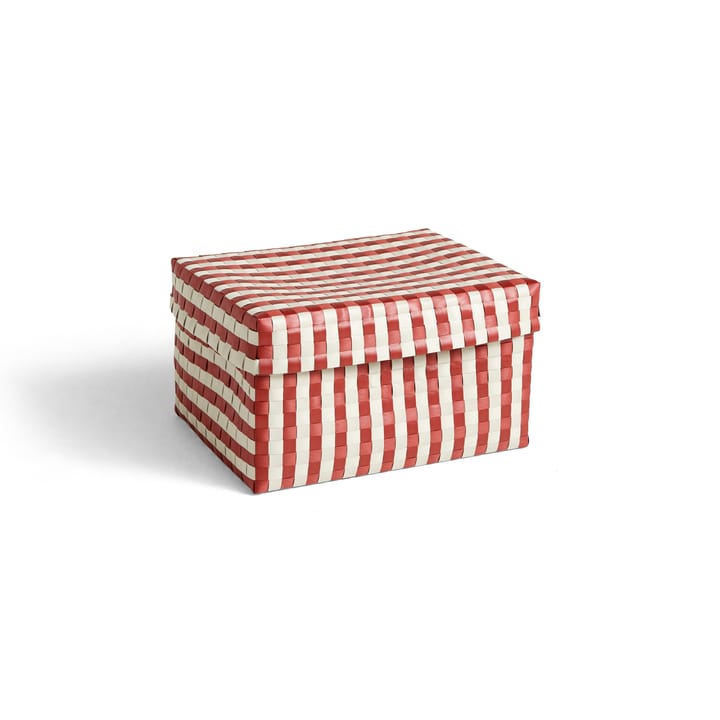 Maxim Stripe Box  Verwahrungskorb L 26,5 x 35,5cm - Rot -sand - HAY
