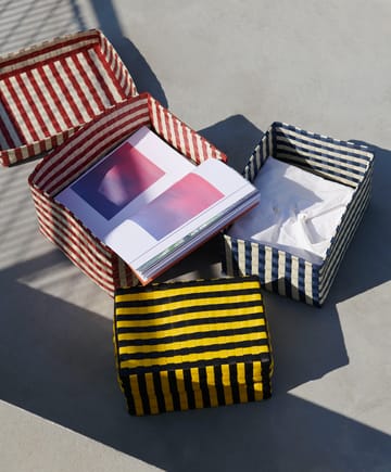 Maxim Stripe Box Verwahrungskorb S 21 x 30cm - Gelb-schwarz - HAY
