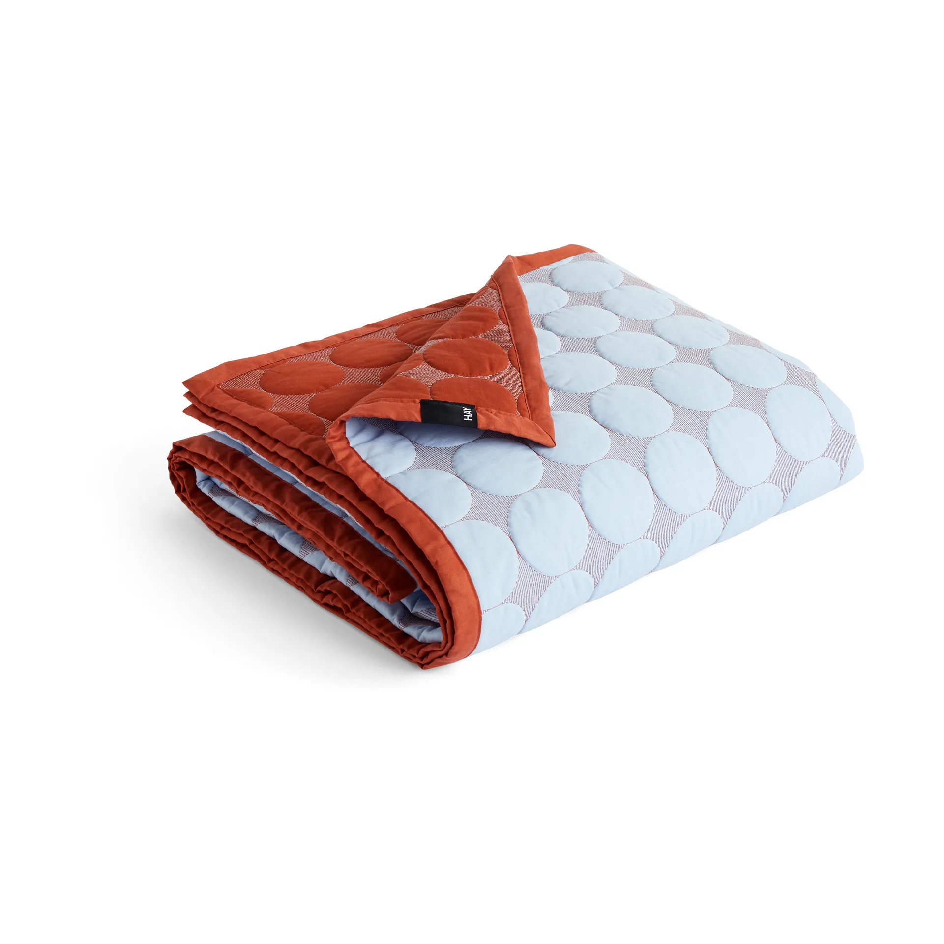 Mega Dot Bettüberwurf 260 x 260cm, Hellblau HAY