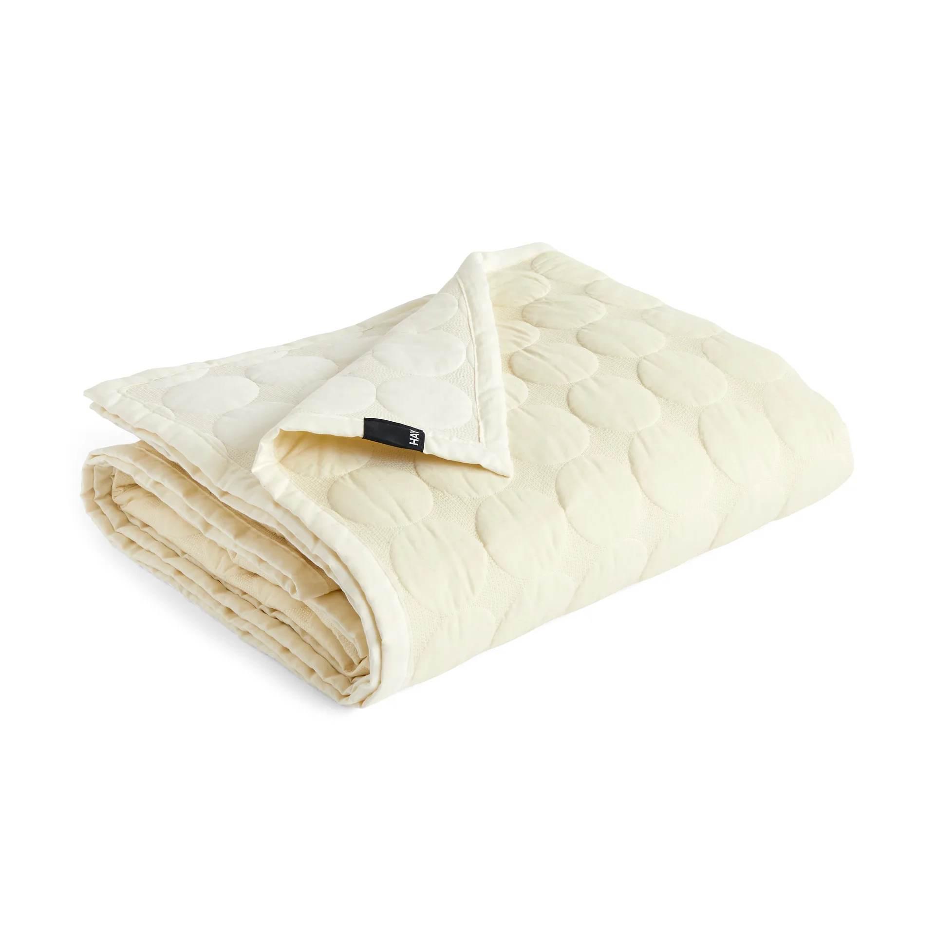 Mega Dot Tagesdecke Organic 235x245 cm, Ivory HAY