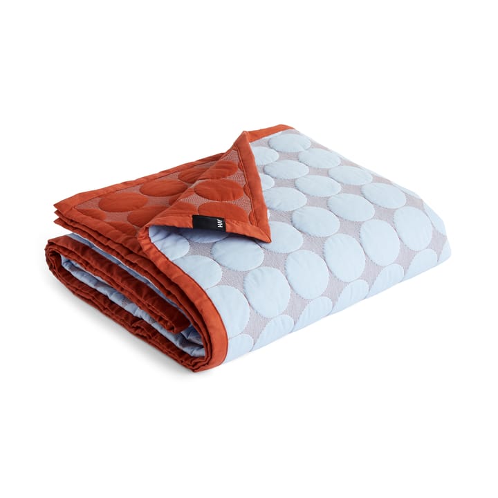 Mega Dot Tagesdecke Organic 235x245 cm - Light blue - HAY