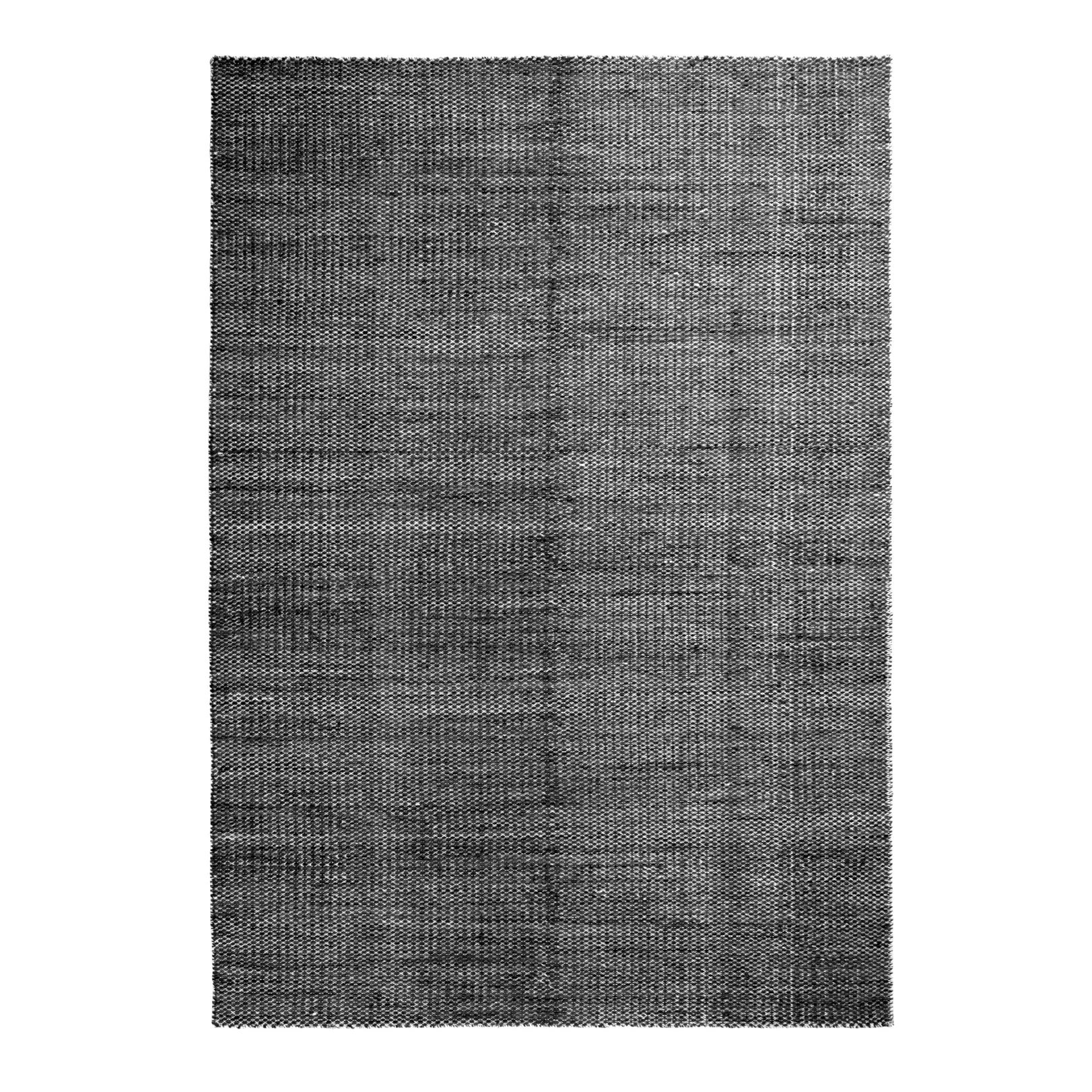 Moiré Kelimteppich 170 x 240cm, Schwarz HAY