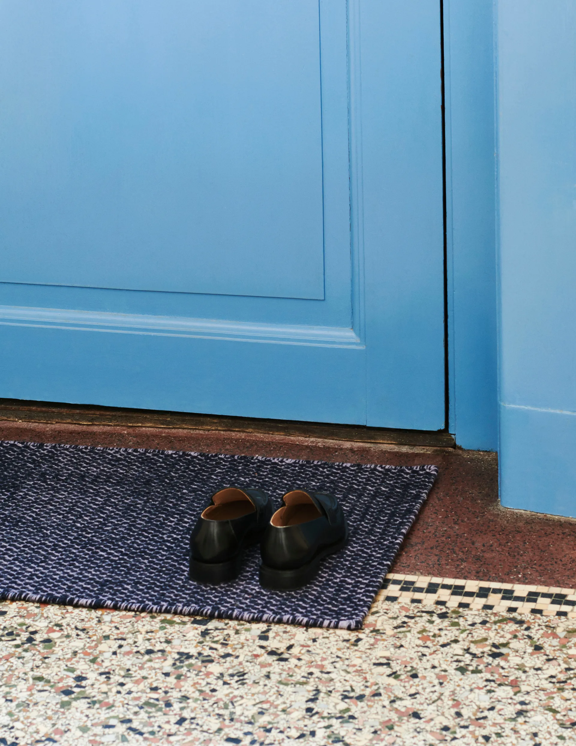 Moiré Kelimteppich 52x95 cm, Lilac HAY