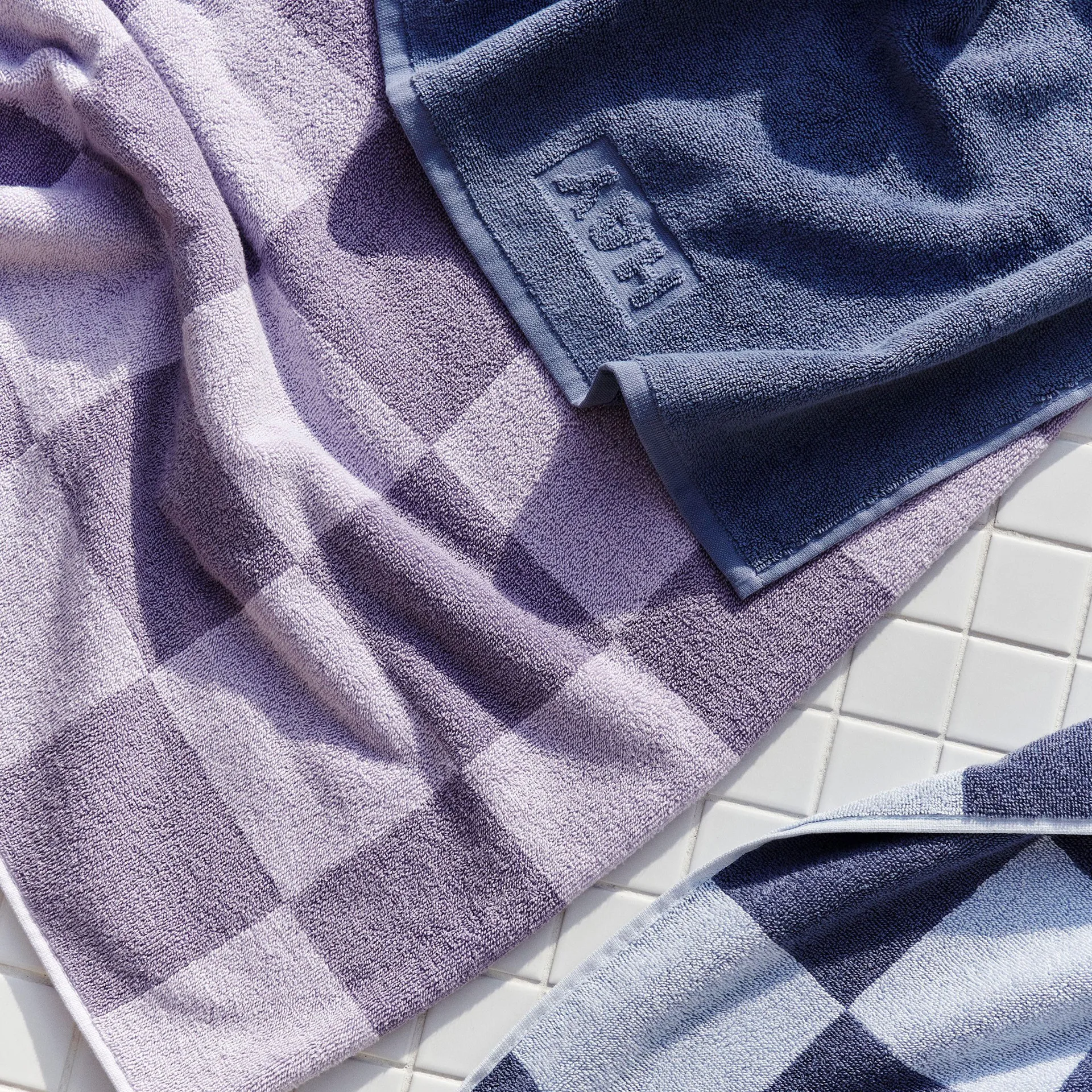 Mono Badehandtuch 100 x 150cm, Steel blue HAY