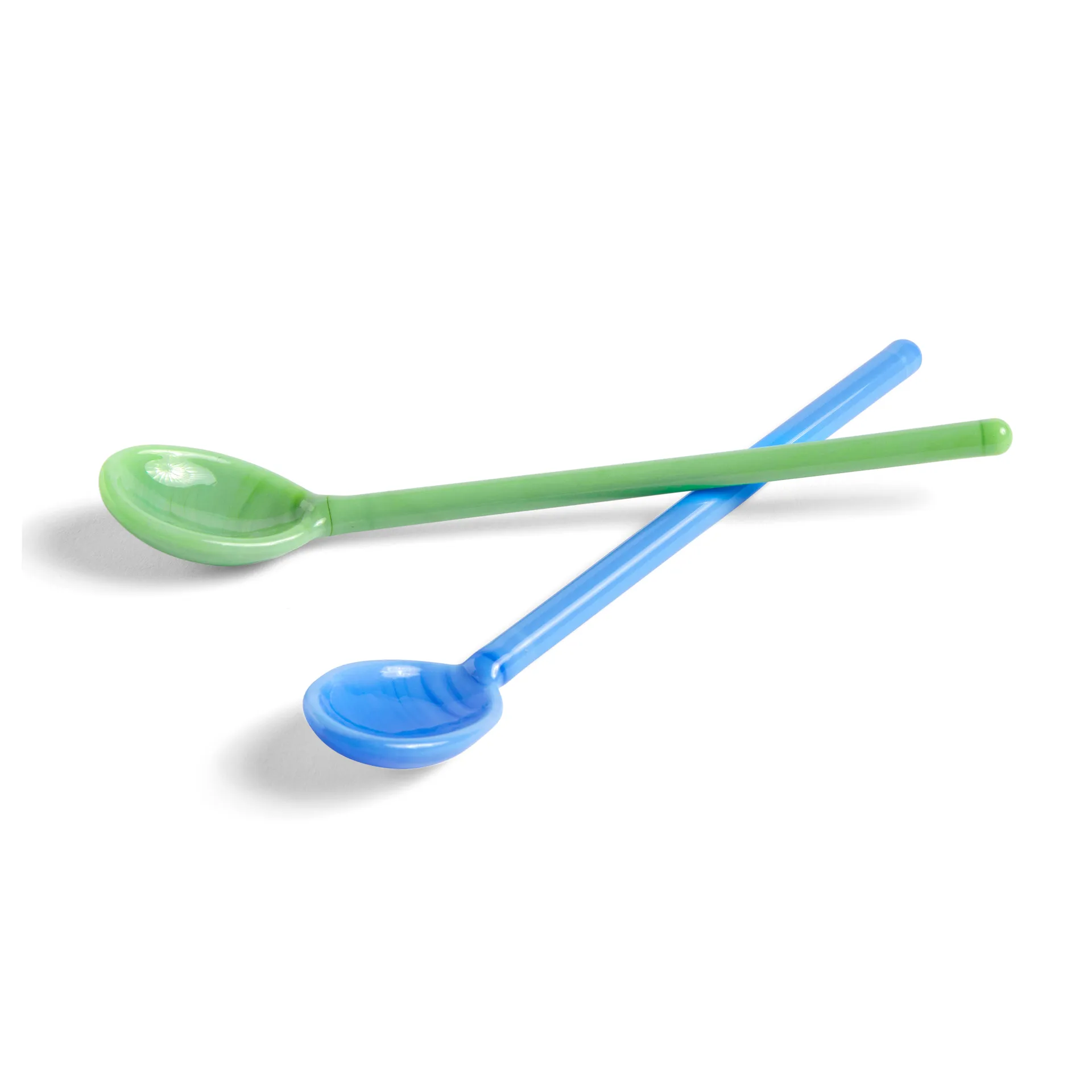 Mono Glaslöffel 2er Pack, Sky blue-green HAY
