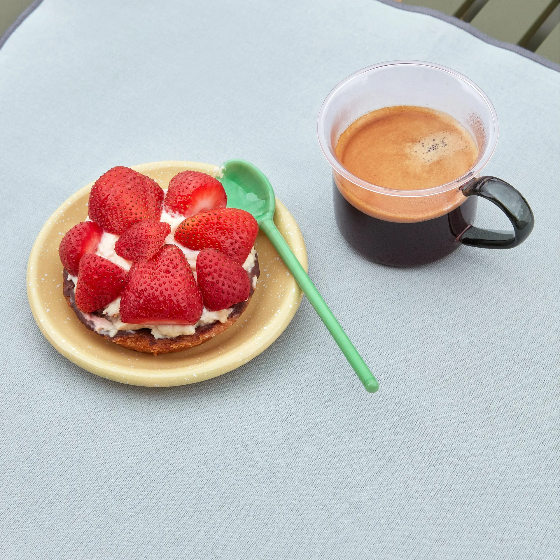 Mono Glaslöffel 2er Pack, Sky blue-green HAY