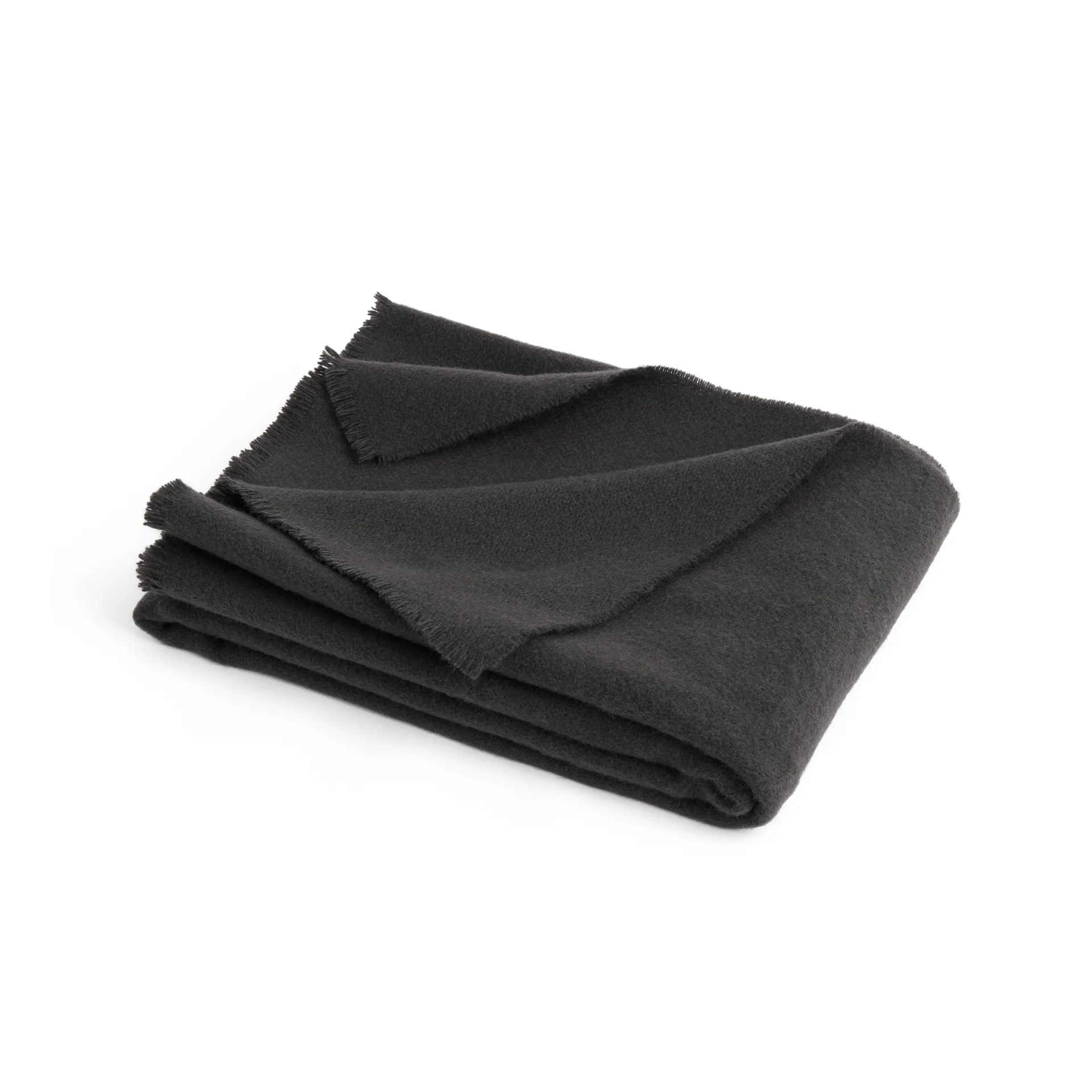 Mono Wolldecke 130x180 cm, Charcoal HAY