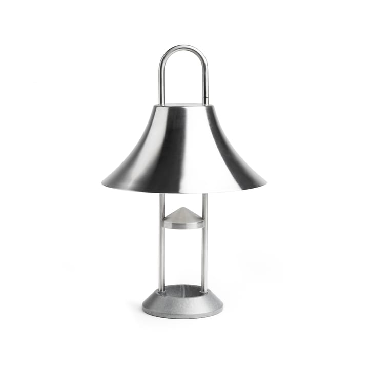 Mousqueton tragbare Tischleuchte - Brushed stainless steel - HAY
