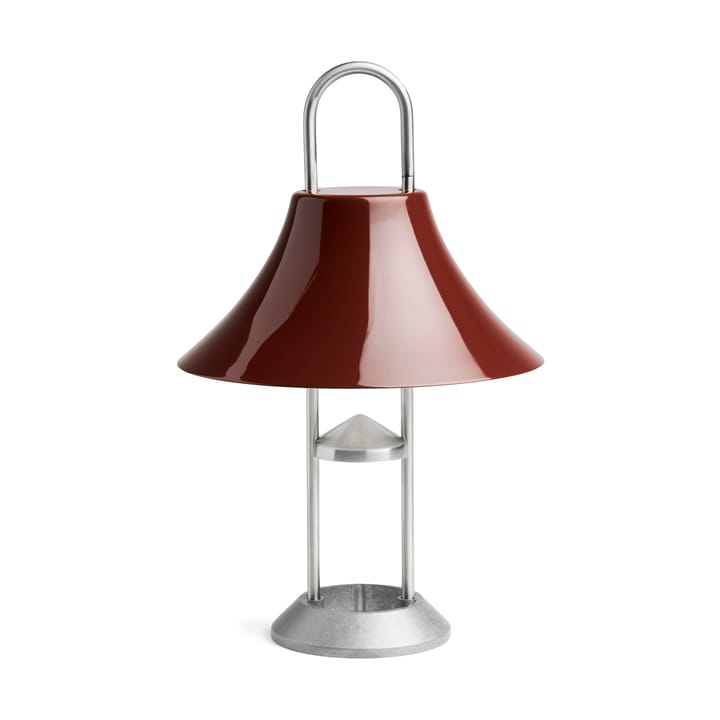 Mousqueton tragbare Tischleuchte - Iron red - HAY
