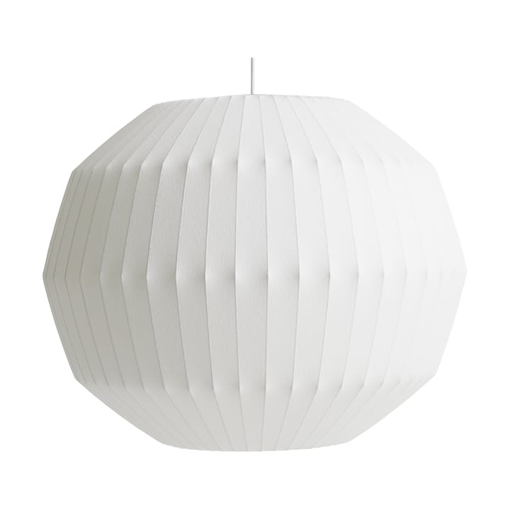 Nelson Bubble Angled sphere Pendelleuchte L - Off white - HAY