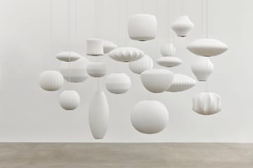 Nelson Bubble Angled sphere Pendelleuchte S - Off white - HAY