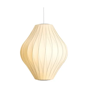 Nelson Bubble Pear crisscross Pendelleuchte M - Off white - HAY
