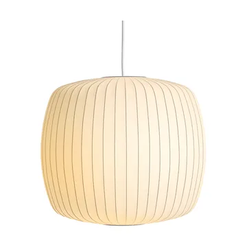 Nelson Bubble Roll Pendelleuchte M - Off white - HAY