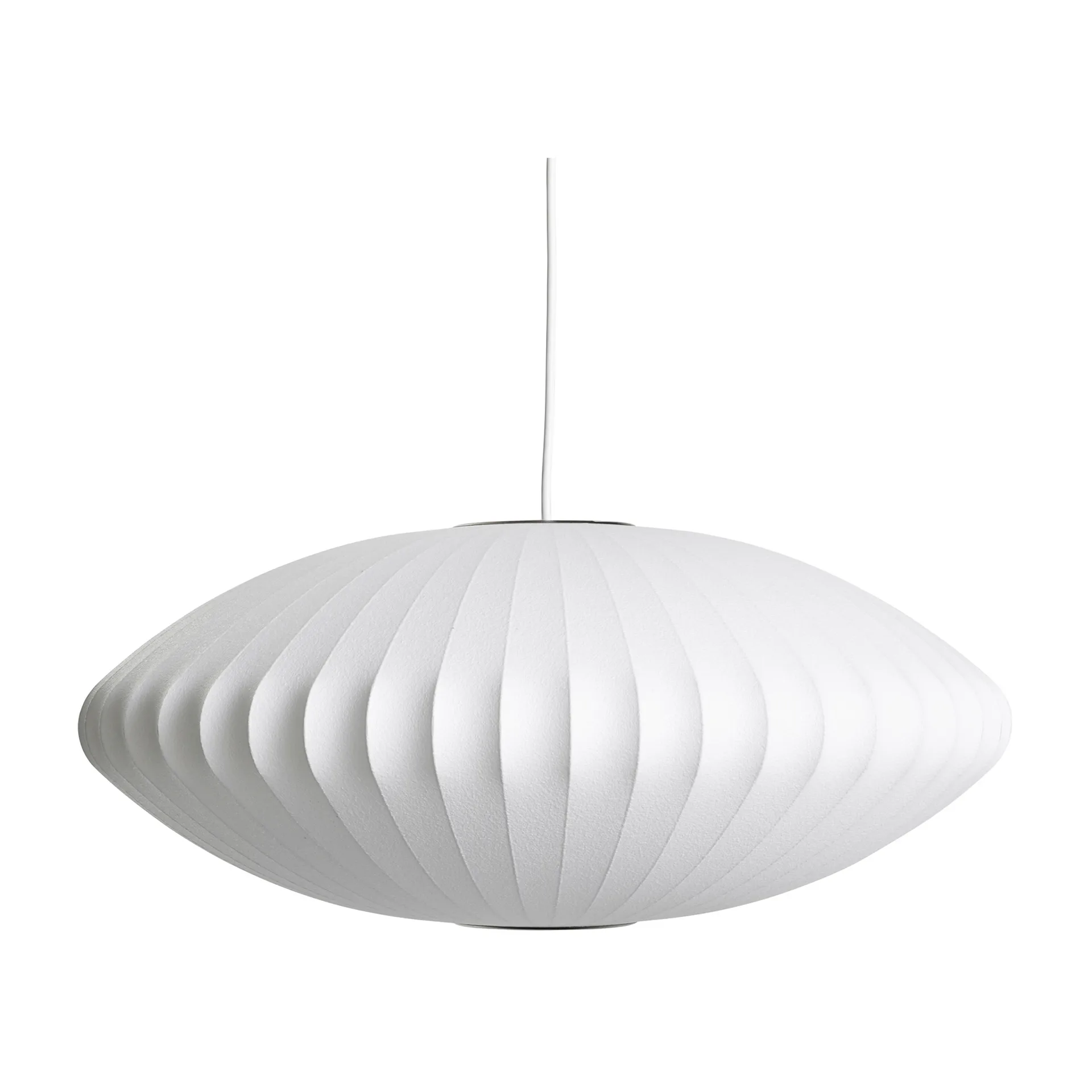 Nelson Bubble Saucer Pendelleuchte M, Off white HAY