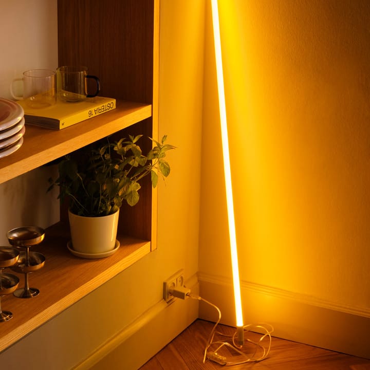 Neon Tube Slim Leuchtstofflampe 120cm, Yellow, 120cm HAY