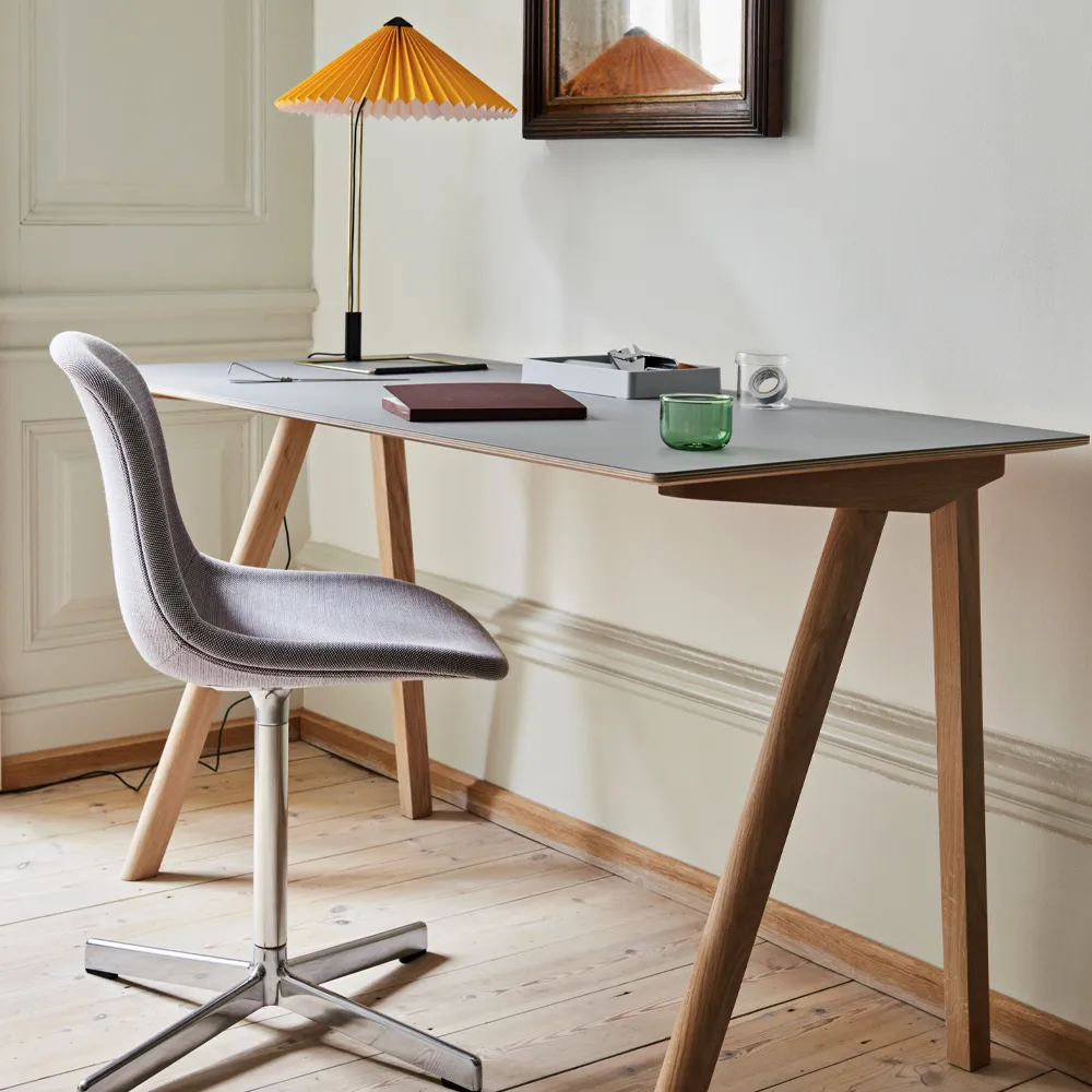 Neu 10 Upholstery Bürostuhl, Red-Drehkreuz in soft black HAY