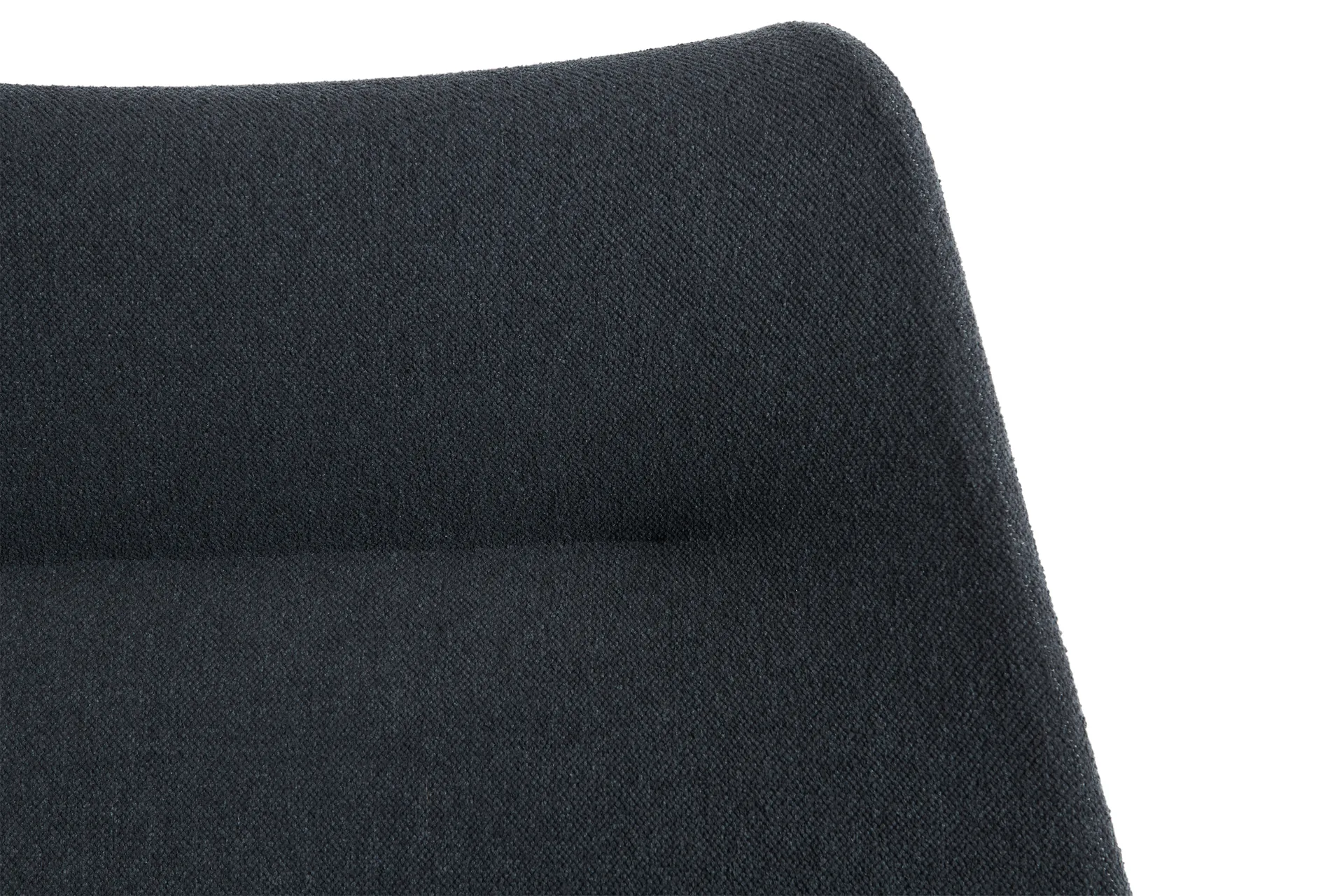O2 Lounge Chair Sessel, Soft black-schwarzlackierter Stahl HAY