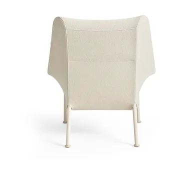 O2 Lounge Chair Sessel - Soft cream-lackierter Stahl eggshell - HAY