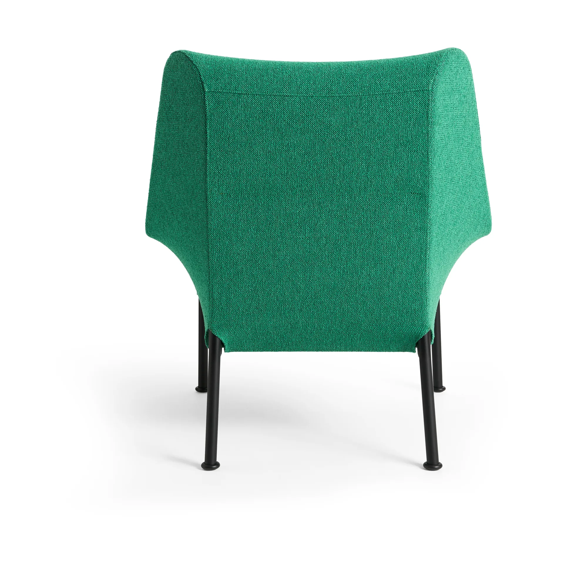 O2 Lounge Chair Sessel, Soft green-schwarz lackierter Stahl HAY