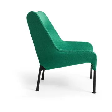 O2 Lounge Chair Sessel - Soft green-schwarz lackierter Stahl - HAY