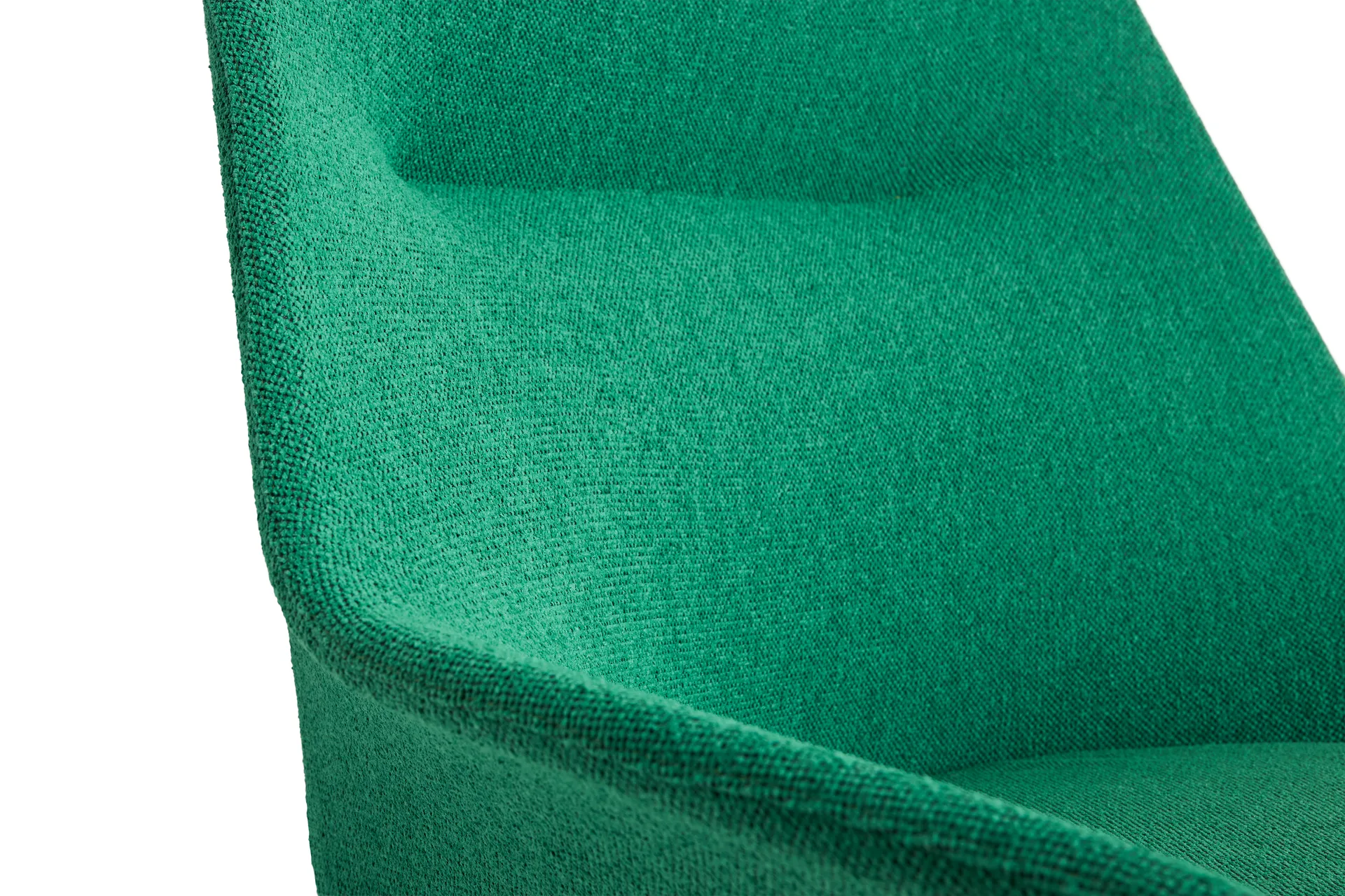 O2 Lounge Chair Sessel, Soft green-schwarz lackierter Stahl HAY