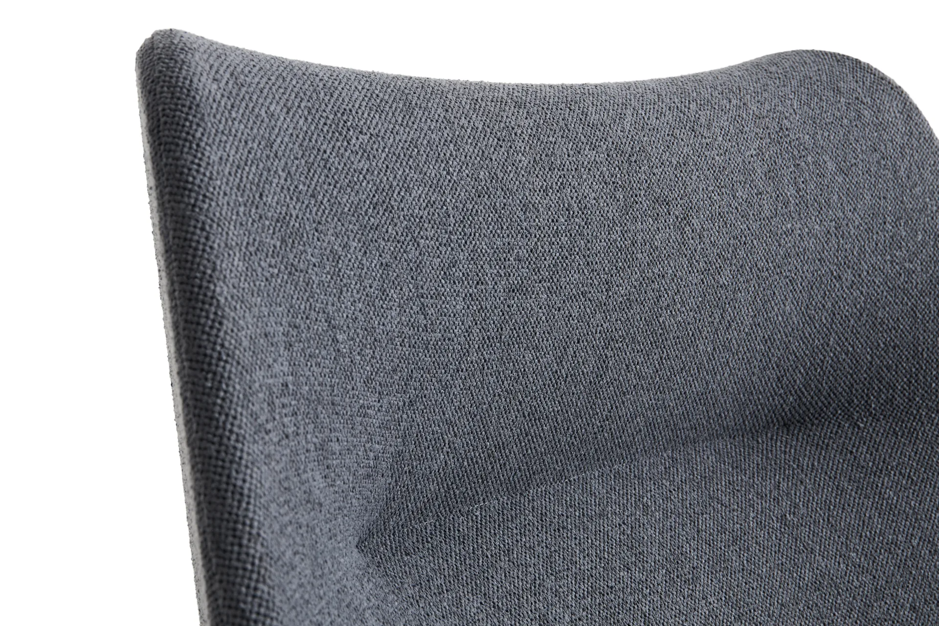 O2 Lounge Chair Sessel, Soft grey-sschwarzlackierter Stahl HAY