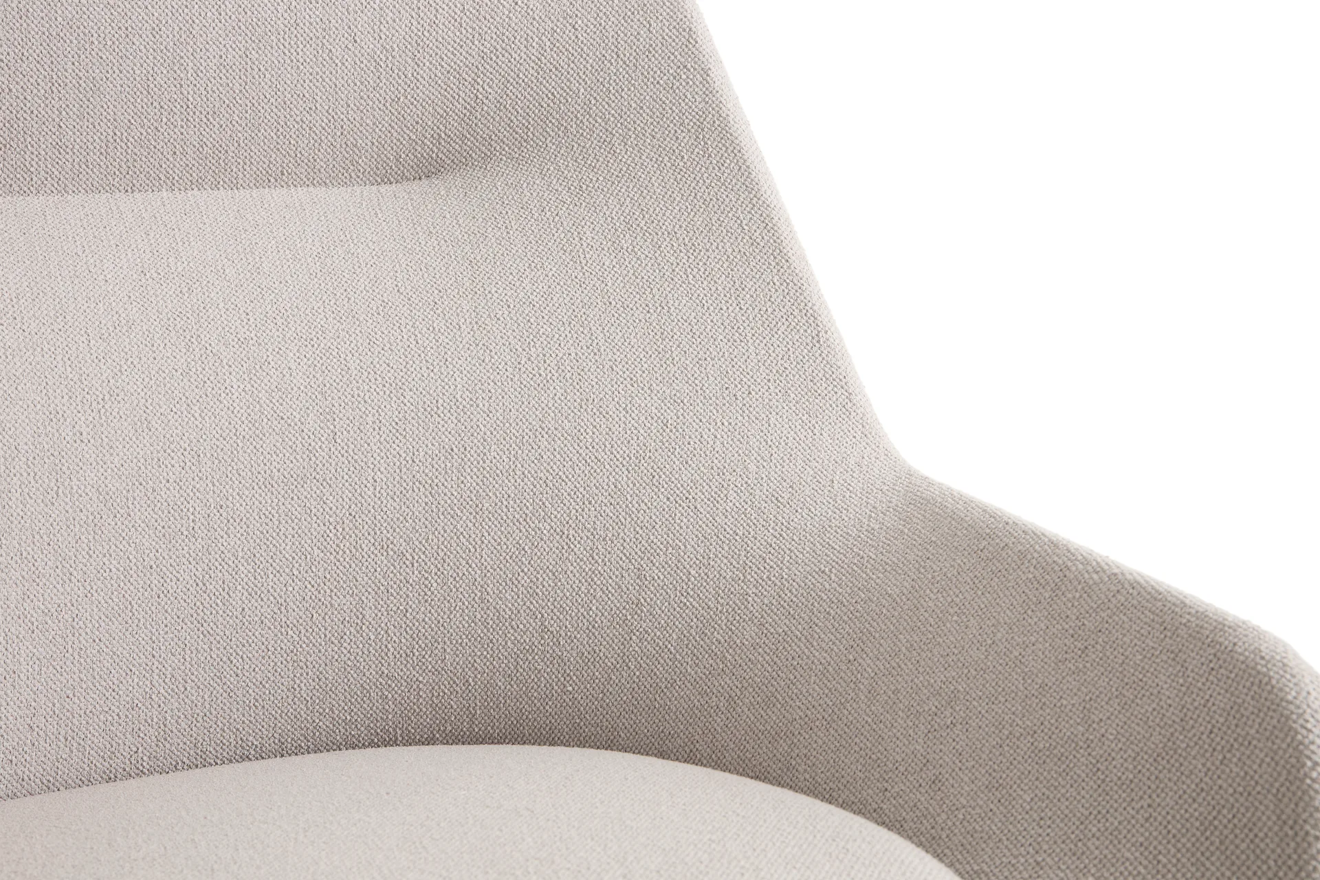 O2 Lounge Chair Sessel, Soft light schwarzgrau lackierter Stahl HAY