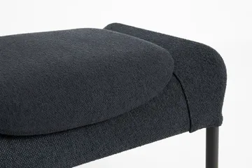 O2 Ottoman Fußhocker - Soft black-schwarzlackierter Stahl - HAY