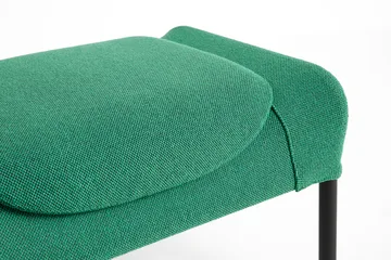 O2 Ottoman Fußhocker - Soft green-schwarz lackierter Stahl - HAY