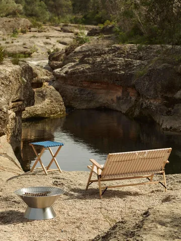 Outdoor Market Grill - Edelstahl, Ø60 cm - HAY