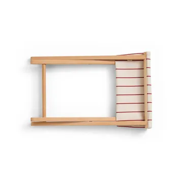 Outdoor Market Klapphocker - Beige-red - HAY