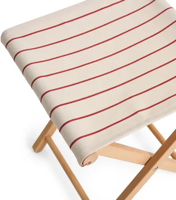 Outdoor Market Klapphocker - Beige-red - HAY
