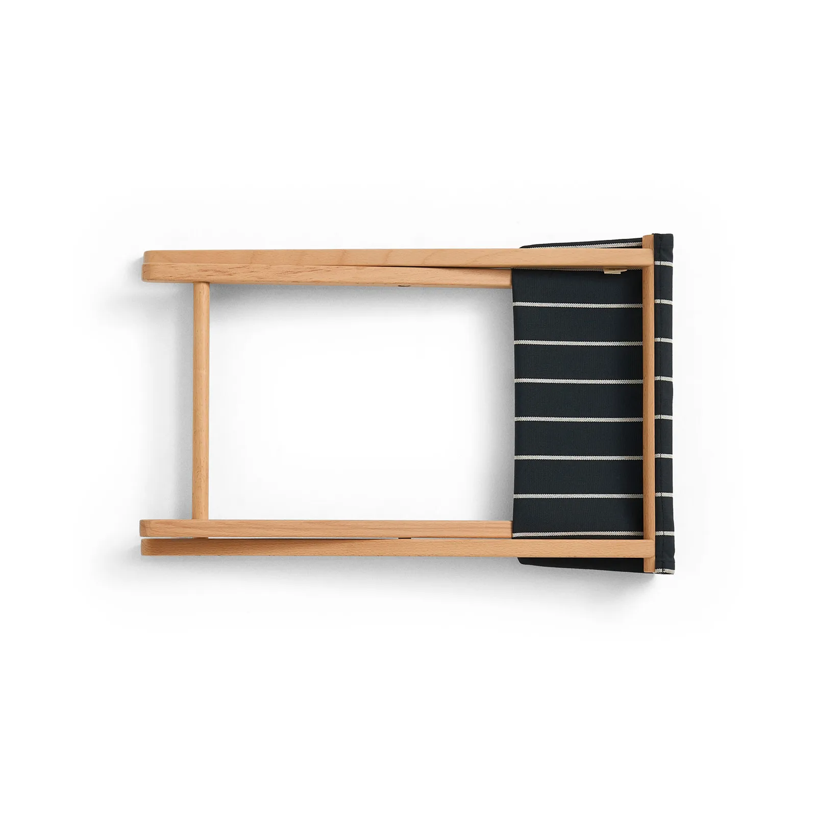 Outdoor Market Klapphocker, Black-beige HAY