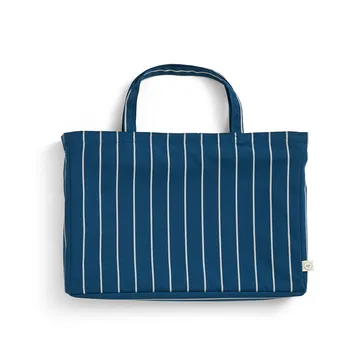 Outdoor Market Klapphocker - Blue-beige - HAY
