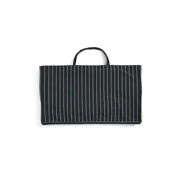 Outdoor Market Klappsofa - Black-beige, 2-sitzig - HAY