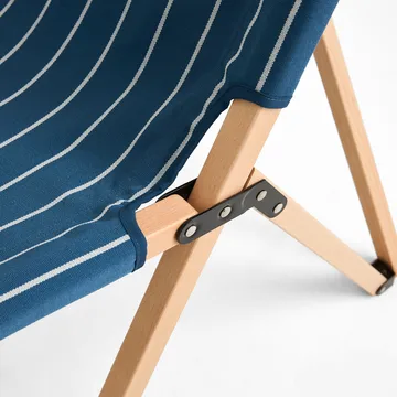 Outdoor Market Klappstuhl - Blue-beige - HAY