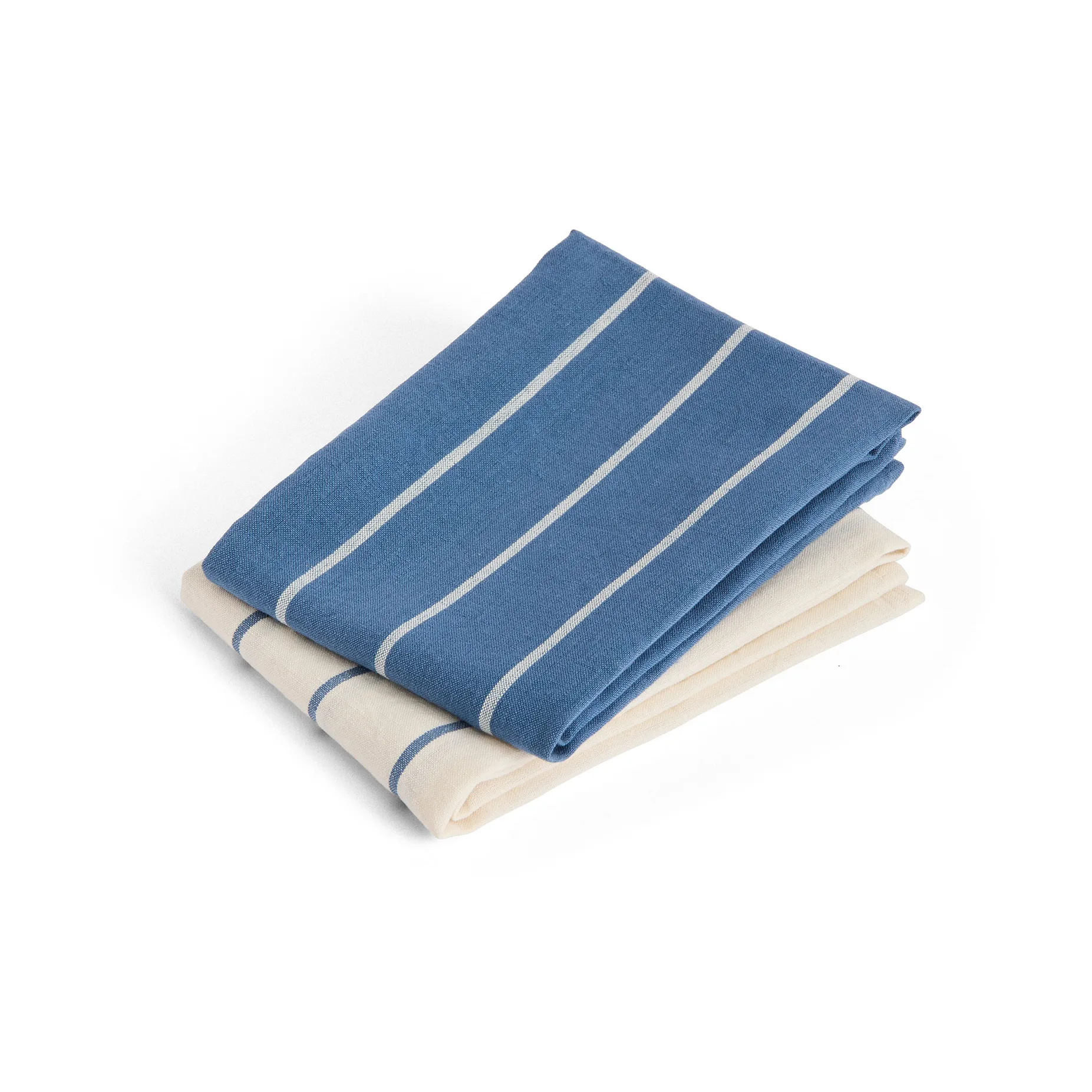 Outdoor Market Küchenhandtuch, Blue-beige, 2-pack HAY