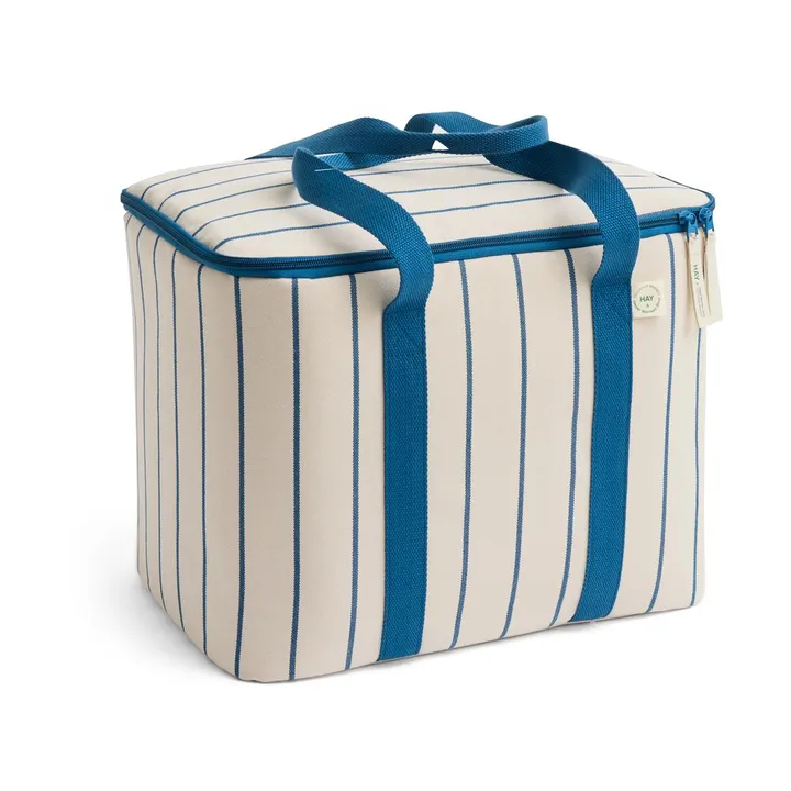 Outdoor Market Kühltasche - Blue-beige - HAY