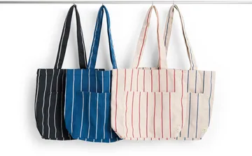 Outdoor Market Tragetasche - Beige-blue, medium - HAY