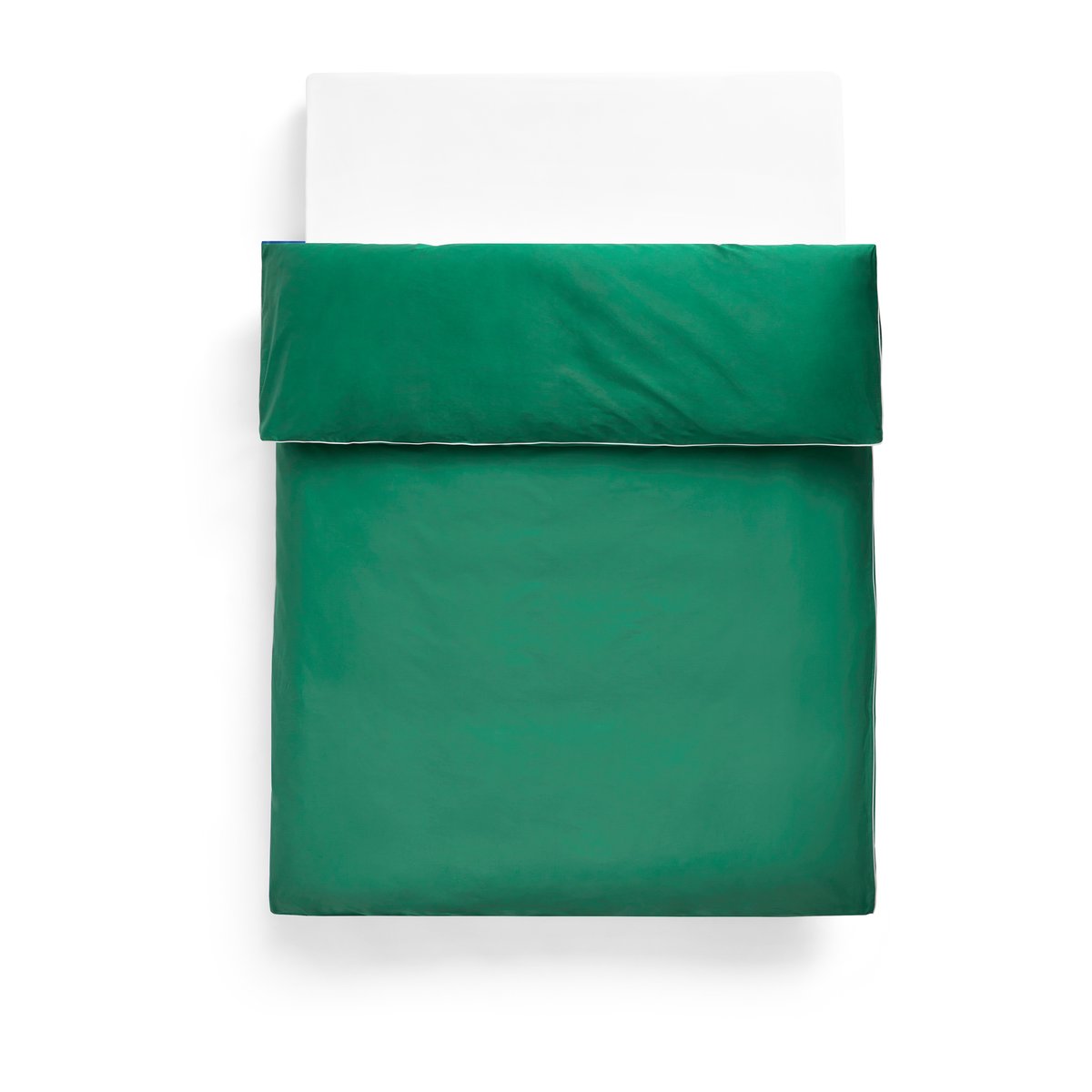 HAY Outline Deckenbezug 220 x 220cm Emerald green | Skandinavisches Design | Deckenbezüge | Grün