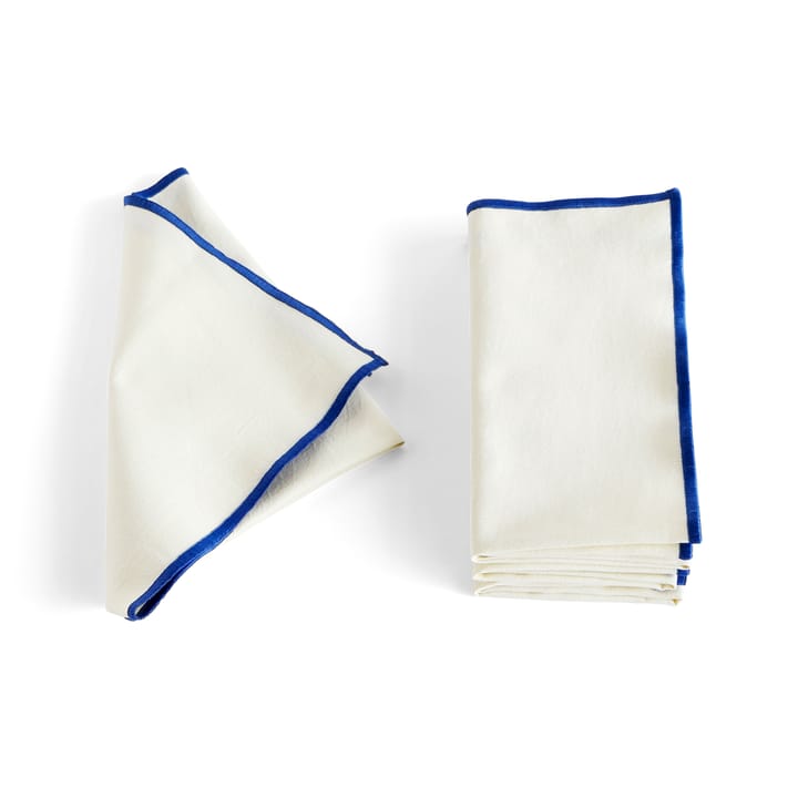 Outline Stoffserviette 4er Pack - Cream - HAY