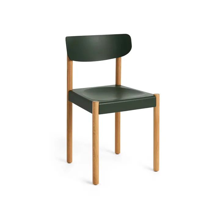 Pack Chair 10 Stuhl - Geölte Eiche-palm green - HAY