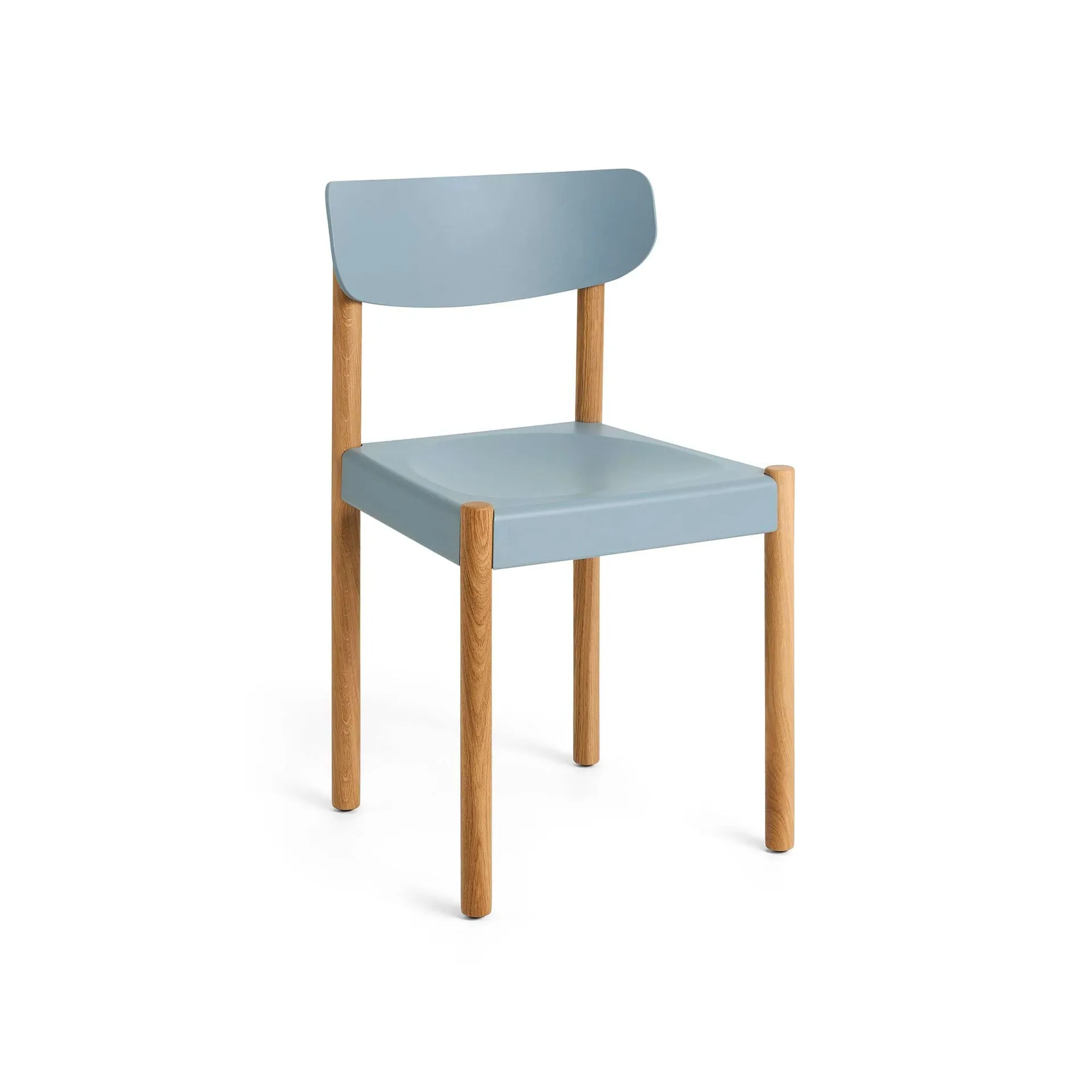 Pack Chair 10 Stuhl, Geöltes Eiche-ash blue HAY