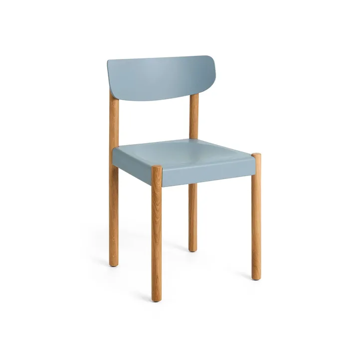 Pack Chair 10 Stuhl - Geöltes Eiche-ash blue - HAY