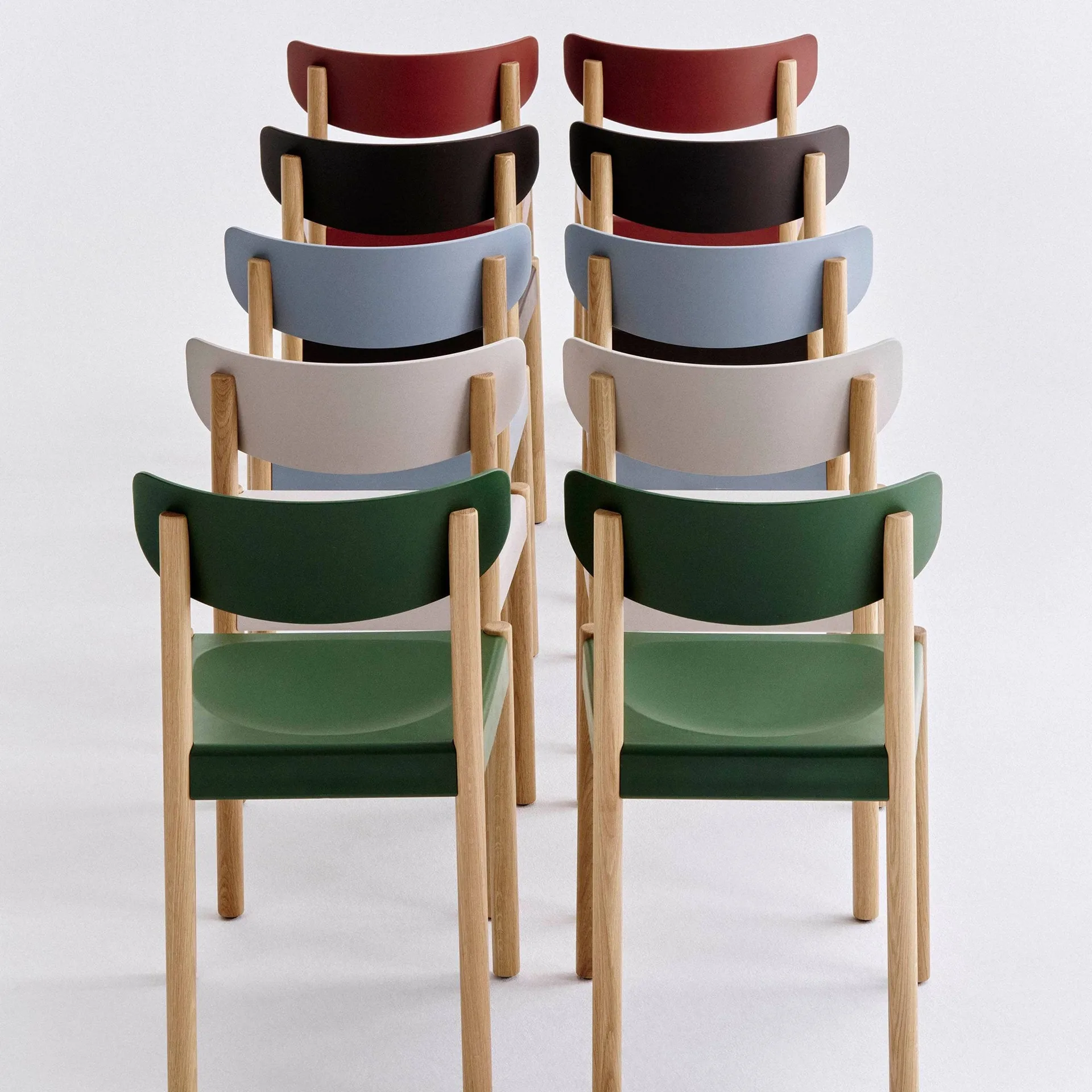 Pack Chair 10 Stuhl, Geöltes Eiche-ash blue HAY