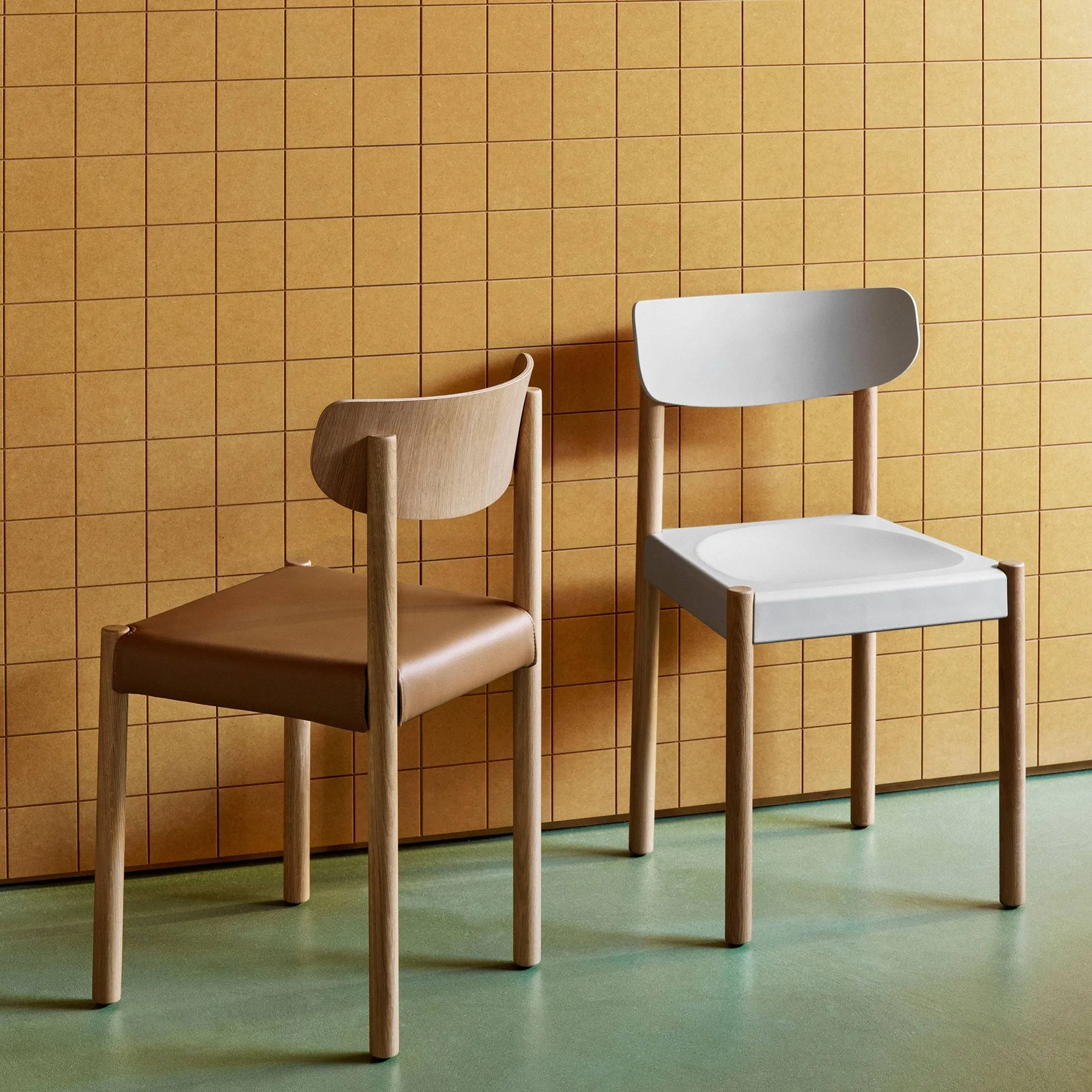 Pack Chair 10 Stuhl, Geöltes Eiche-chalk grey HAY